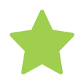 Green Star Transparent Image