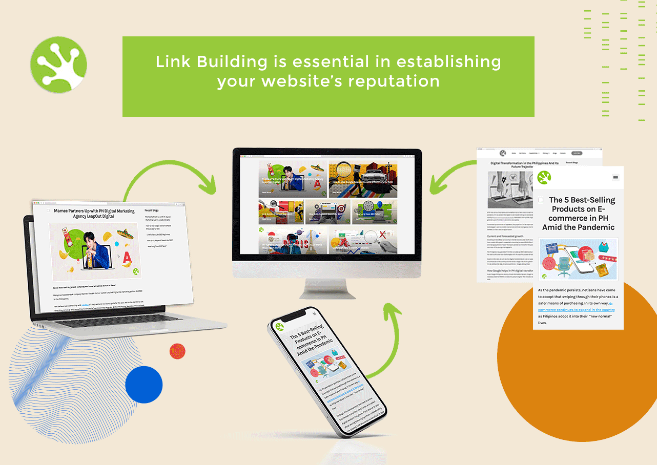 Link Building is essential in establishing your website's reputation