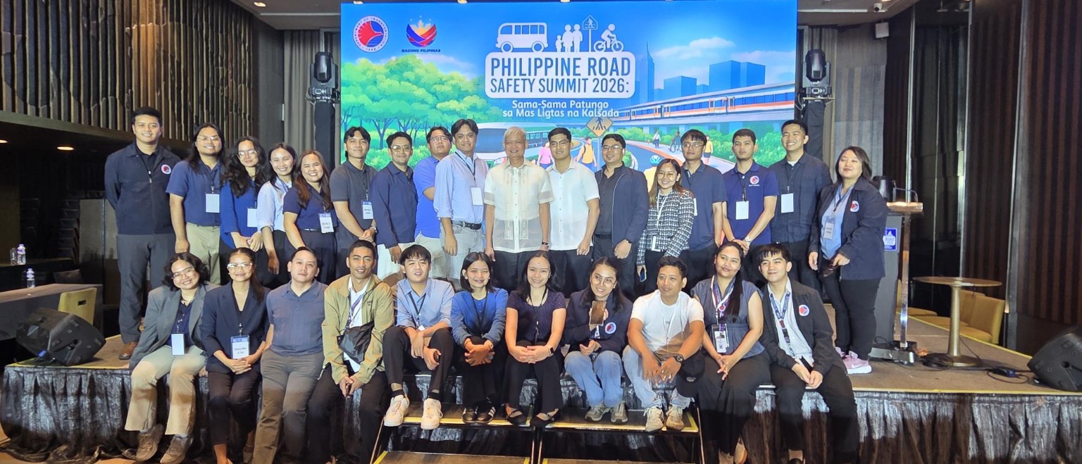 LeapOut team with participants on stage at the DOTr Philippine Road Safety Summit 2026
