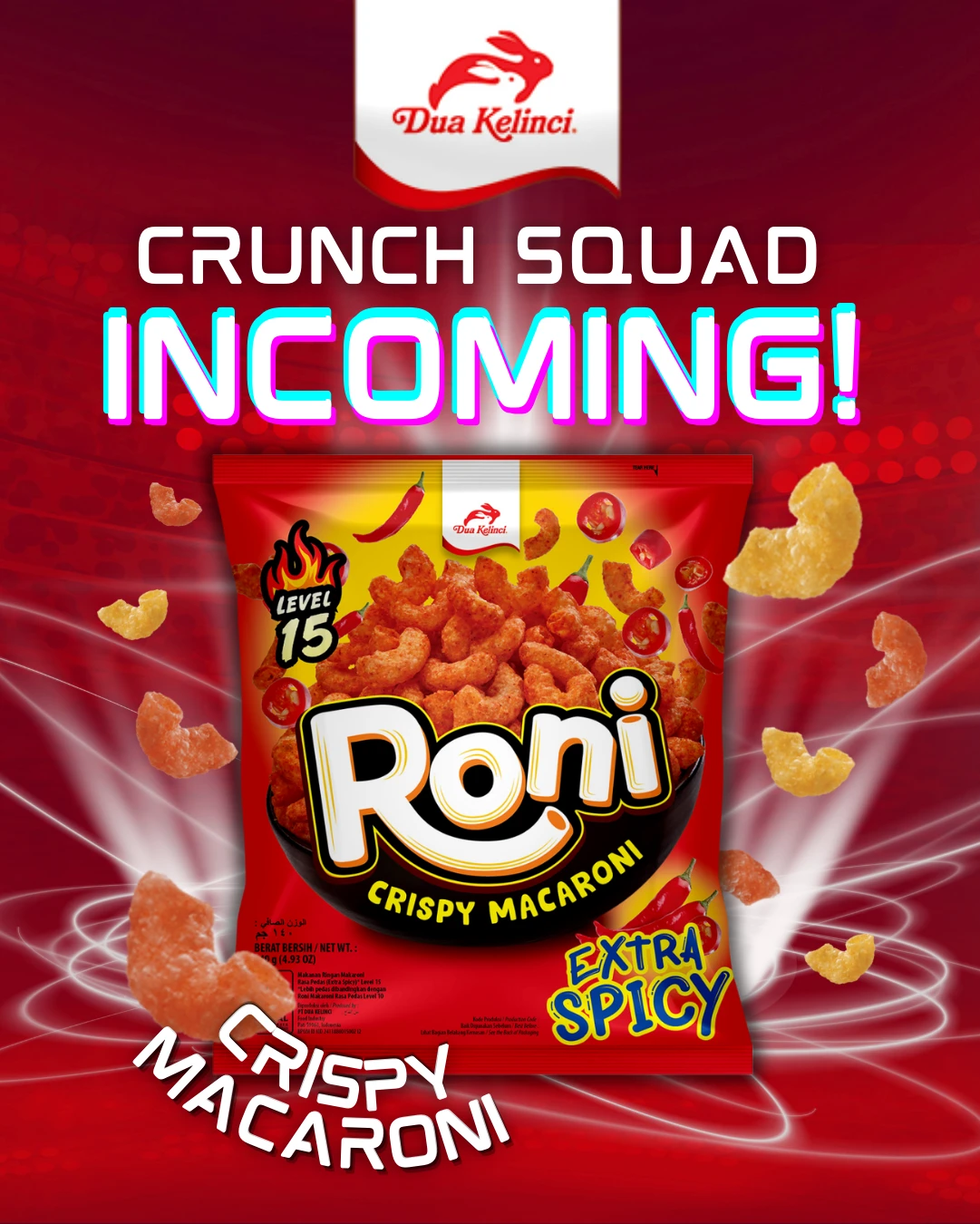 Roni Crunch Squad Incoming crispy-macaroni social artwork